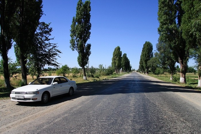 Дорога в Киргизии