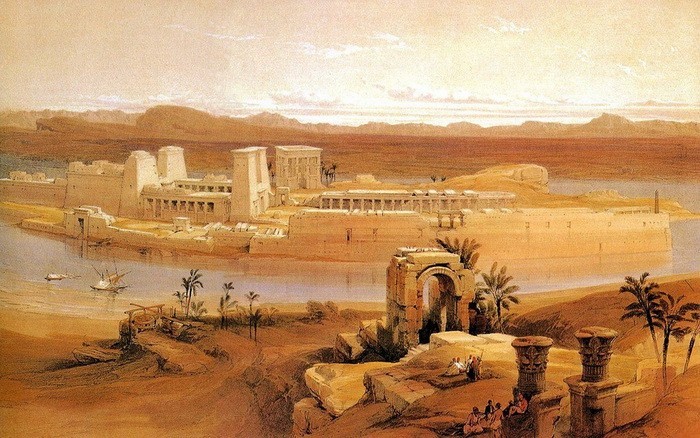 Храм на острове Филе в Египте