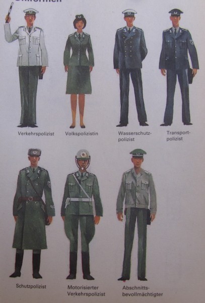 Полицейские ГДР