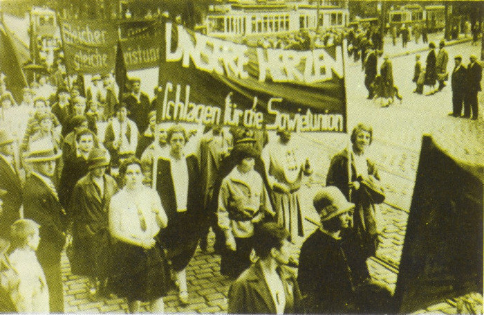 Демонстрации немецких рабочих