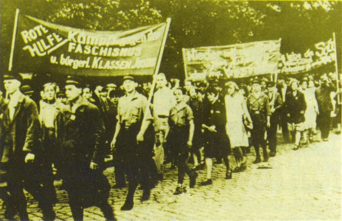 Демонстрации немецких рабочих